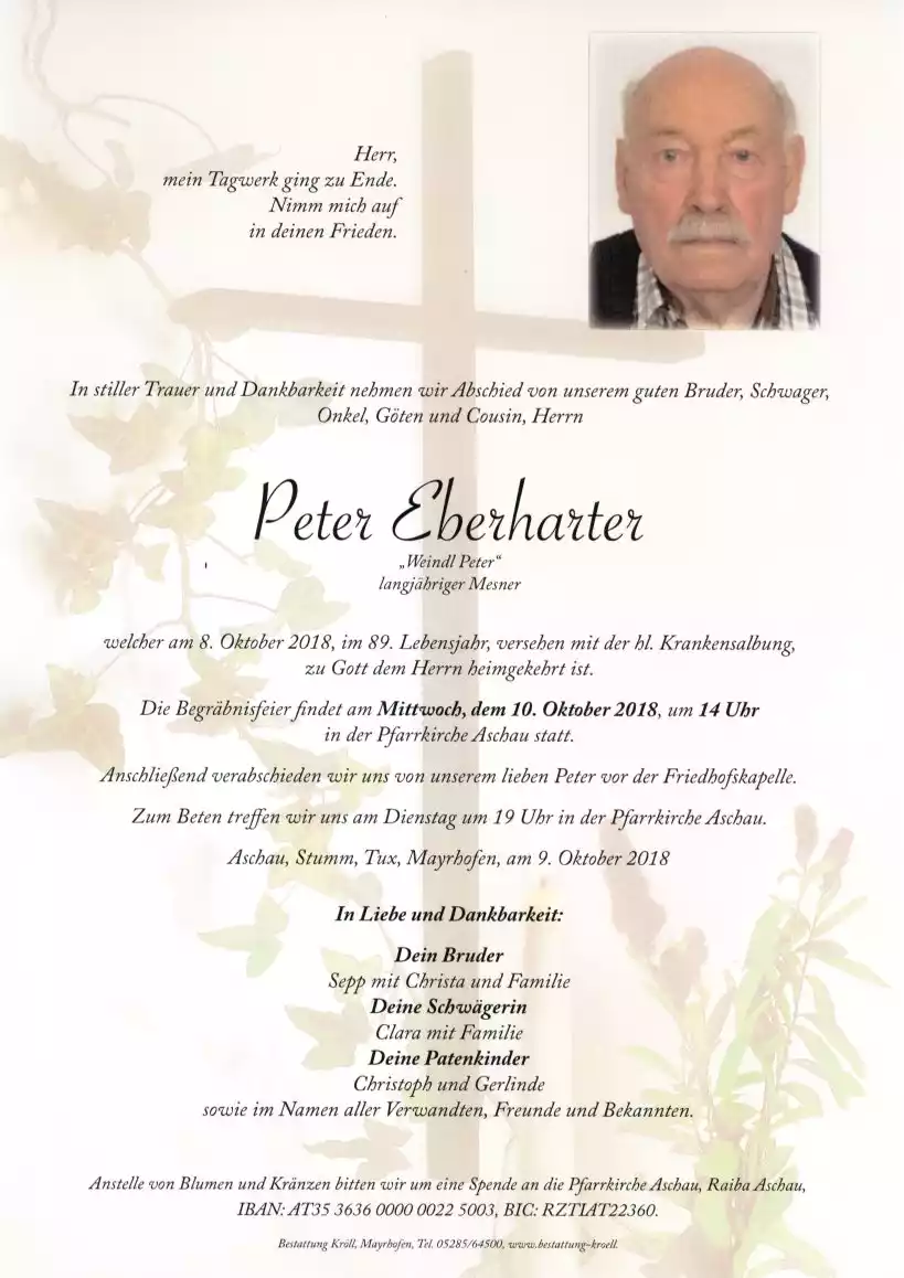 Parte von Peter Eberharter